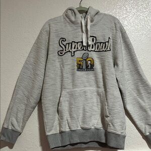 NFL Super Bowl 50 Gray Hoodie